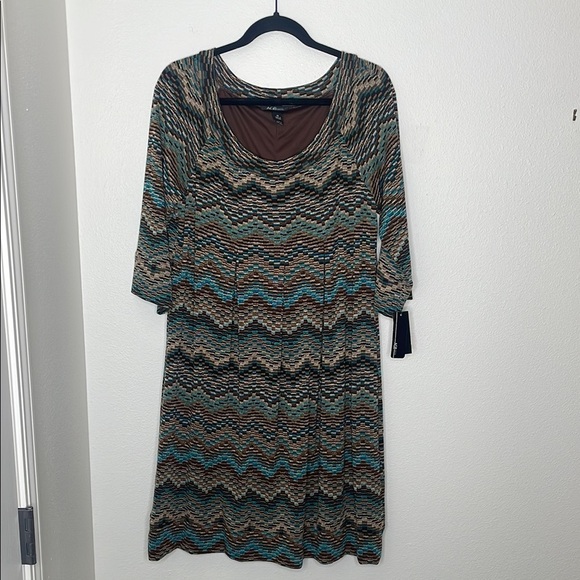 NWT AGB Multi-Color Dress - Picture 1 of 12